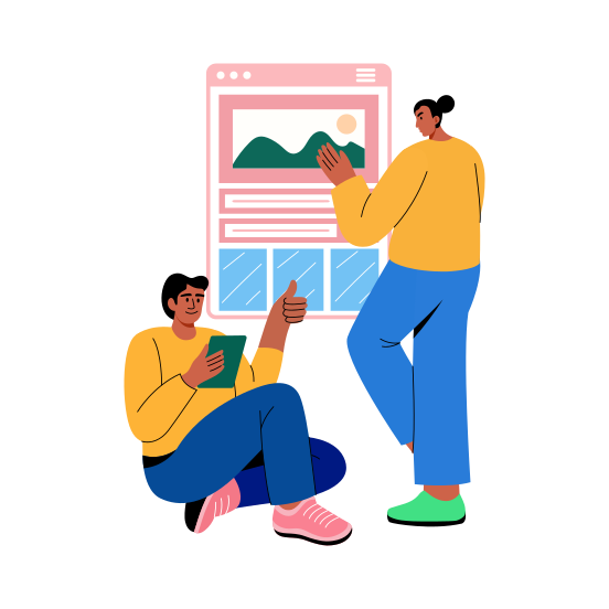 Native Advertising, Sponsored, Ad, Promotion, Marketing illustration