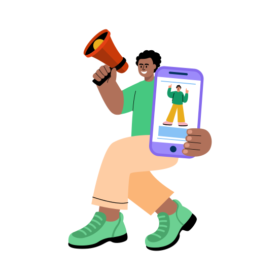 Promotion, Announcement, Publicity, Marketing, Ads illustration