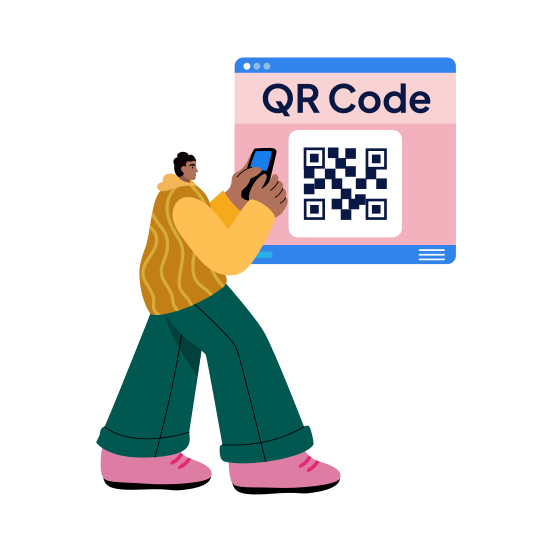 Qr Code, Barcode, Scanning, Identification, Verification illustration