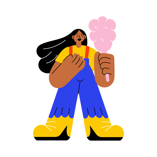 Eating Candy, Sweet, Dessert, Confectionery, Teenager illustration