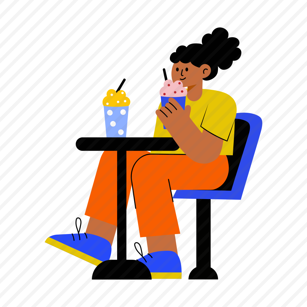 Eating Dessert, Confectionery, Sweet, Food, Teenager preview