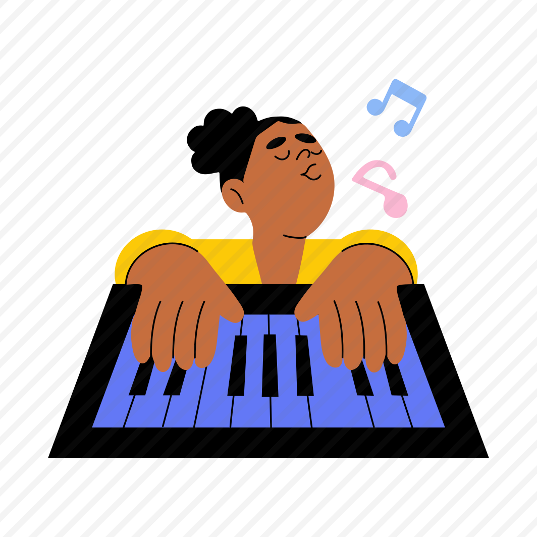 Playing Piano, Melody, Musical, Instrument, Hobby, preview