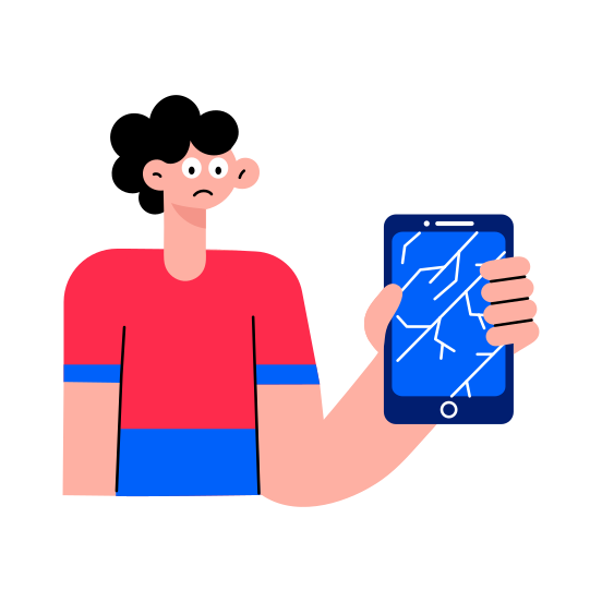 App Crash, Failure, Problem, Mishap, Breakdown illustration