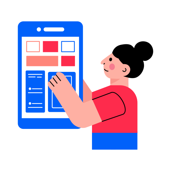 App Designing, Development, Engineering, Frontend, Expert illustration