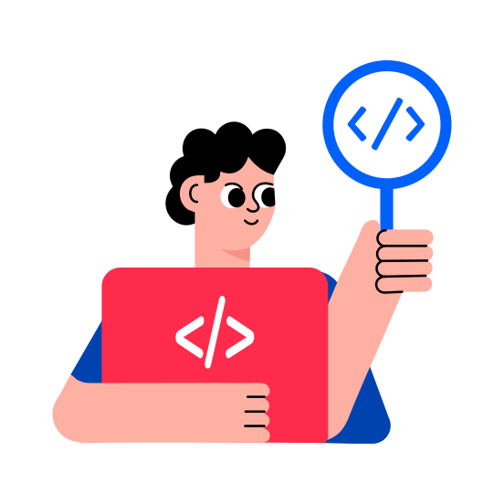 Code Analysis, Interface, Software Engineering, Developer, illustration