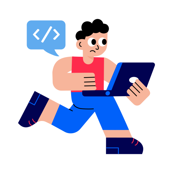 Coder, Developer, Coder, Programmer, Software Engineer illustration