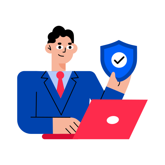 Cybersecurity, Protection, Safety, Protection, Expert illustration