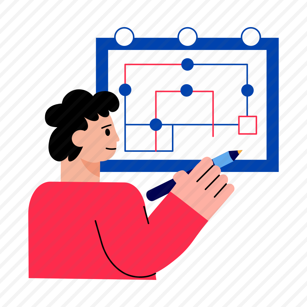 Flowchart, Prototype, Drafting, Planning, Drawing preview