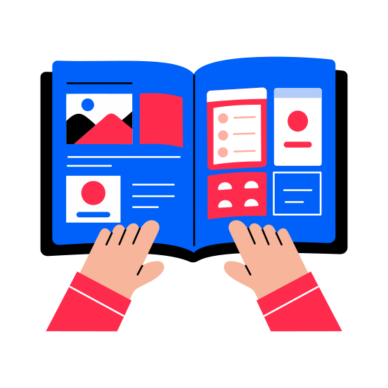 Magazine, Guide, Book, Handbook, Manual illustration