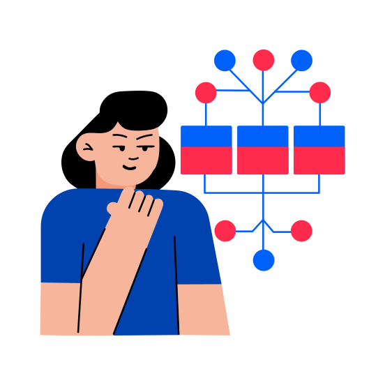 Mind Mapping, Scheduling, Planning, Strategy, Workflow illustration