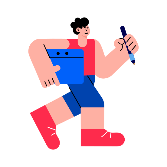 Programmer, Designer, Coder, Developer, Character illustration