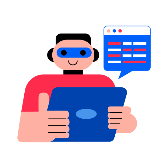 Robot Chat, Assistant, Bot, Conversation, Support illustration