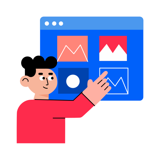 Site Designer, Website, Development, Programmer, Coder illustration