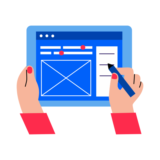 Ui Mockup, Interface, Software, Tool, Designing illustration