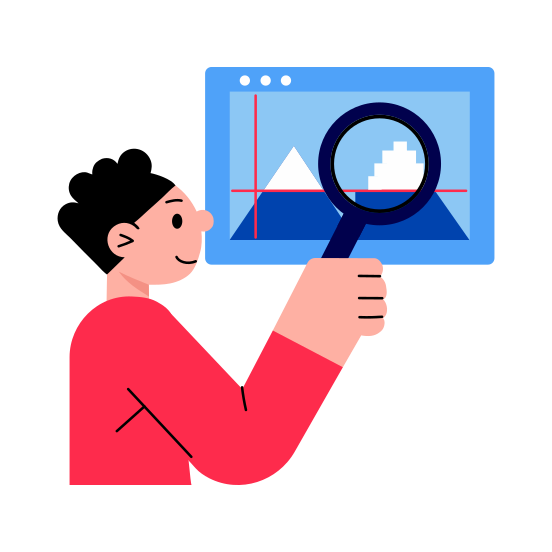 Website Review, Insight, Analysis, Testing, Expert illustration