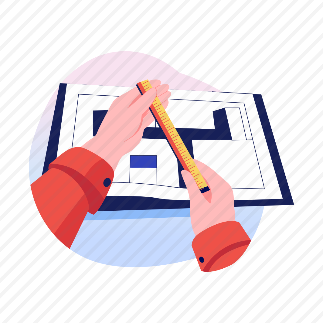 Construction Map, Zoning, Layout, Sketching, Drawing preview