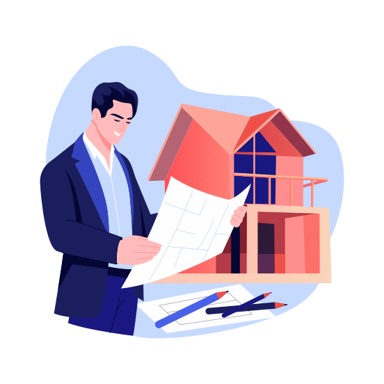 House Architect, Structure, Blueprinting, Building, Property illustration