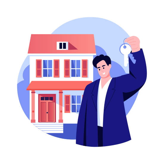 House Owner, Resident, Buyer, Landlord, Purchaser illustration