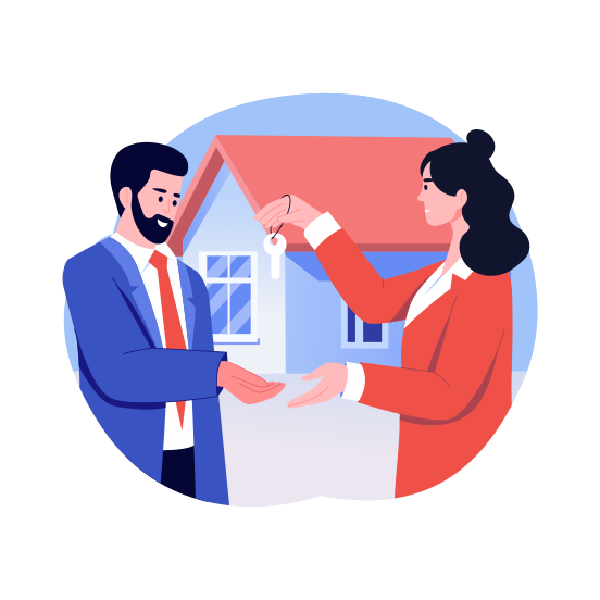 House Ownership, Home, Property, Buyer, Owner illustration