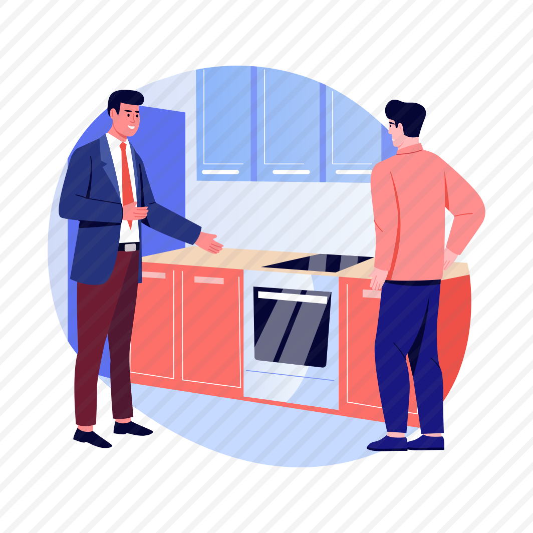 Kitchen Visit, Inspecting, Tour, Client, Dealing preview