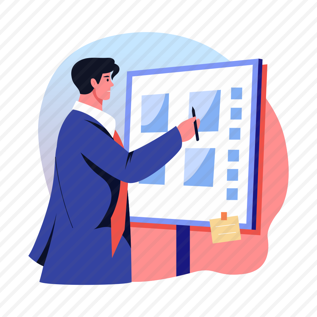 Listing Board, Displaying, Writing, Planning, Strategy preview