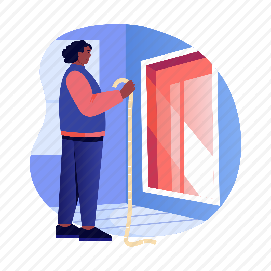 Room Measuring, Sizing, Estimating, Windows, Home preview