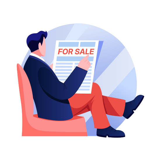 Sale Flyer, Advertising, Document, Promoting, Discount illustration