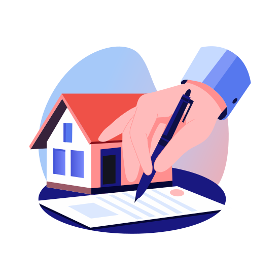 Signing Contract, Agreement, Document, Deal, Accord illustration