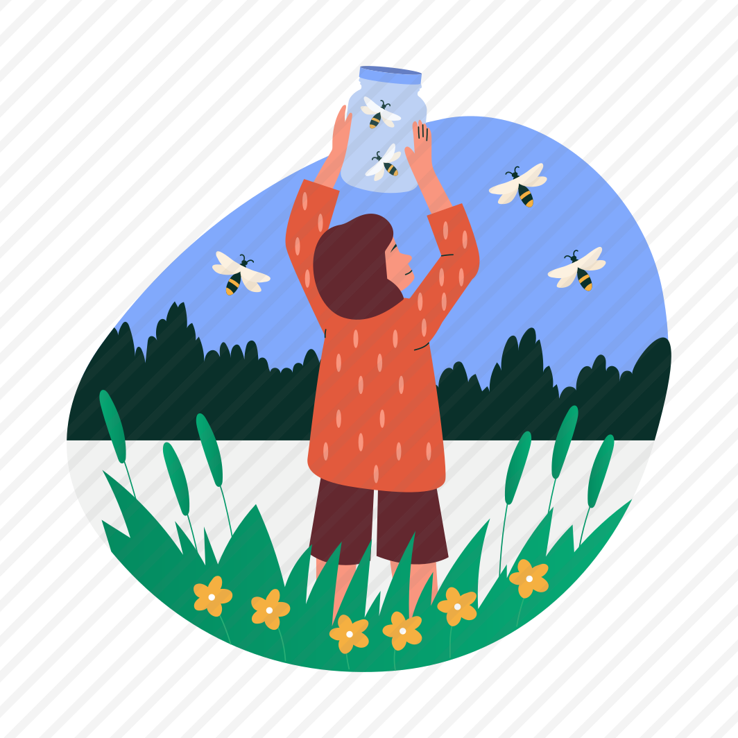 Catching Fireflies, Chasing, Playing, Leisure, Activity preview