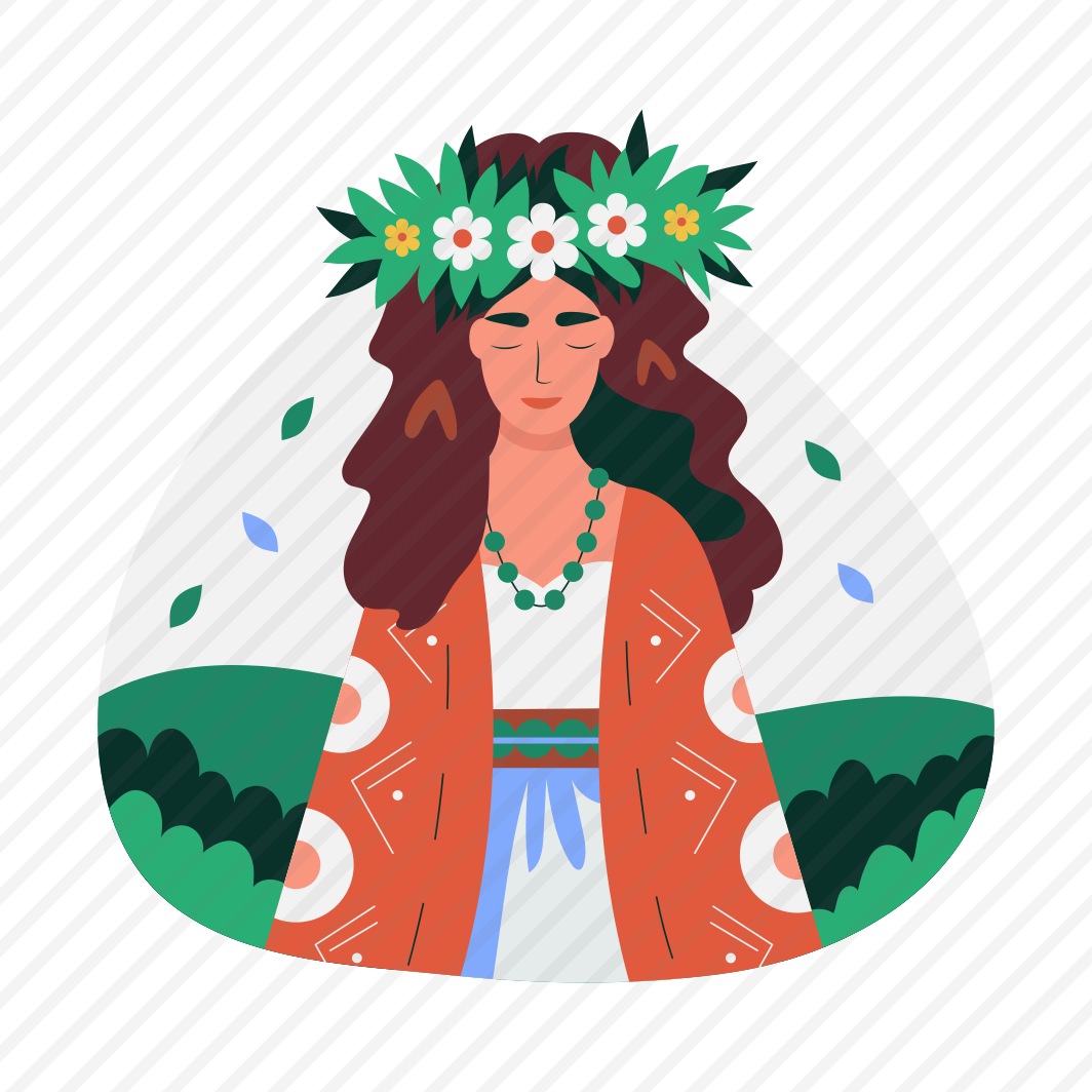 Floral Crown, Floral Headpiece, Springtime, Fashion, Girl preview