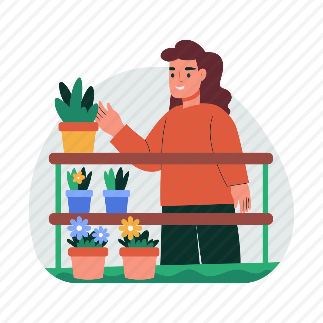 Florist, Plant Lover, Phytophilia, Biophilia, Gardener,icons preview