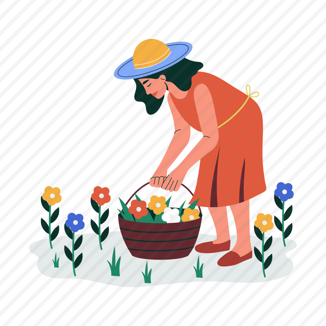 Flower Picking, Florist, Springtime, Plucking, Gardener preview