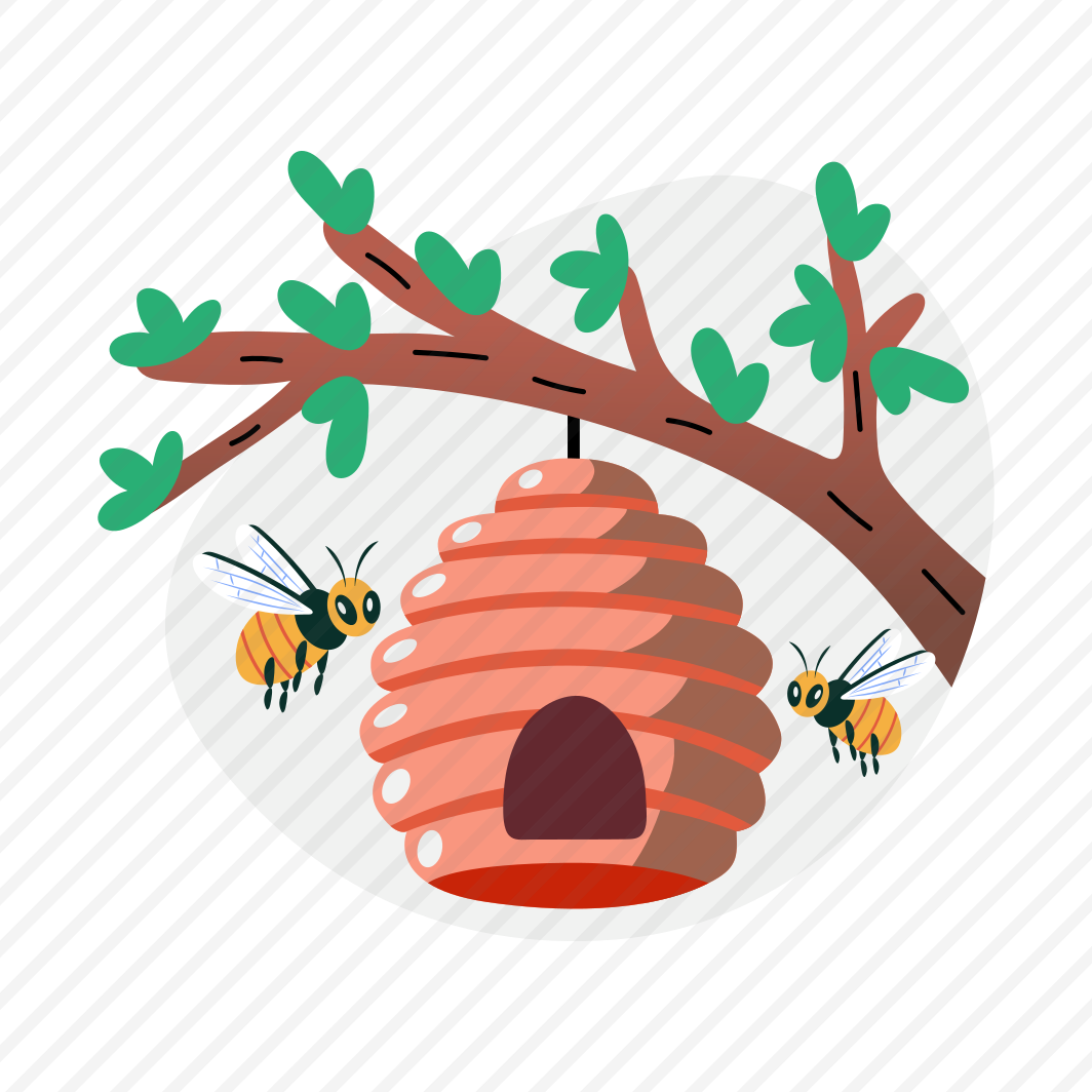 Hanging Beehive, Bee Colony, Beekeeping, Honeybees, Springtime, preview