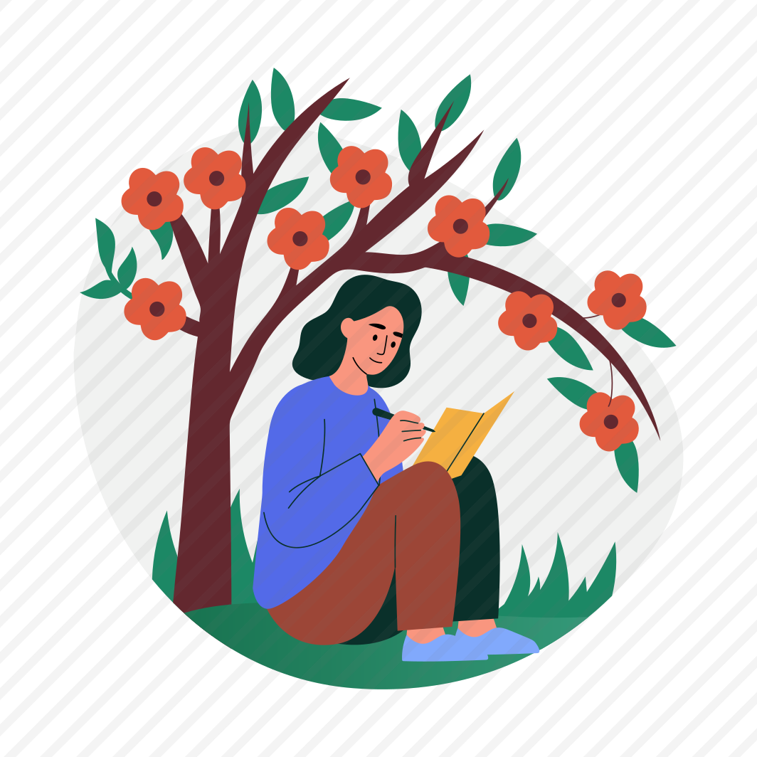 Outdoor Writing, Journalling, Hobby, Leisure, Springtime preview