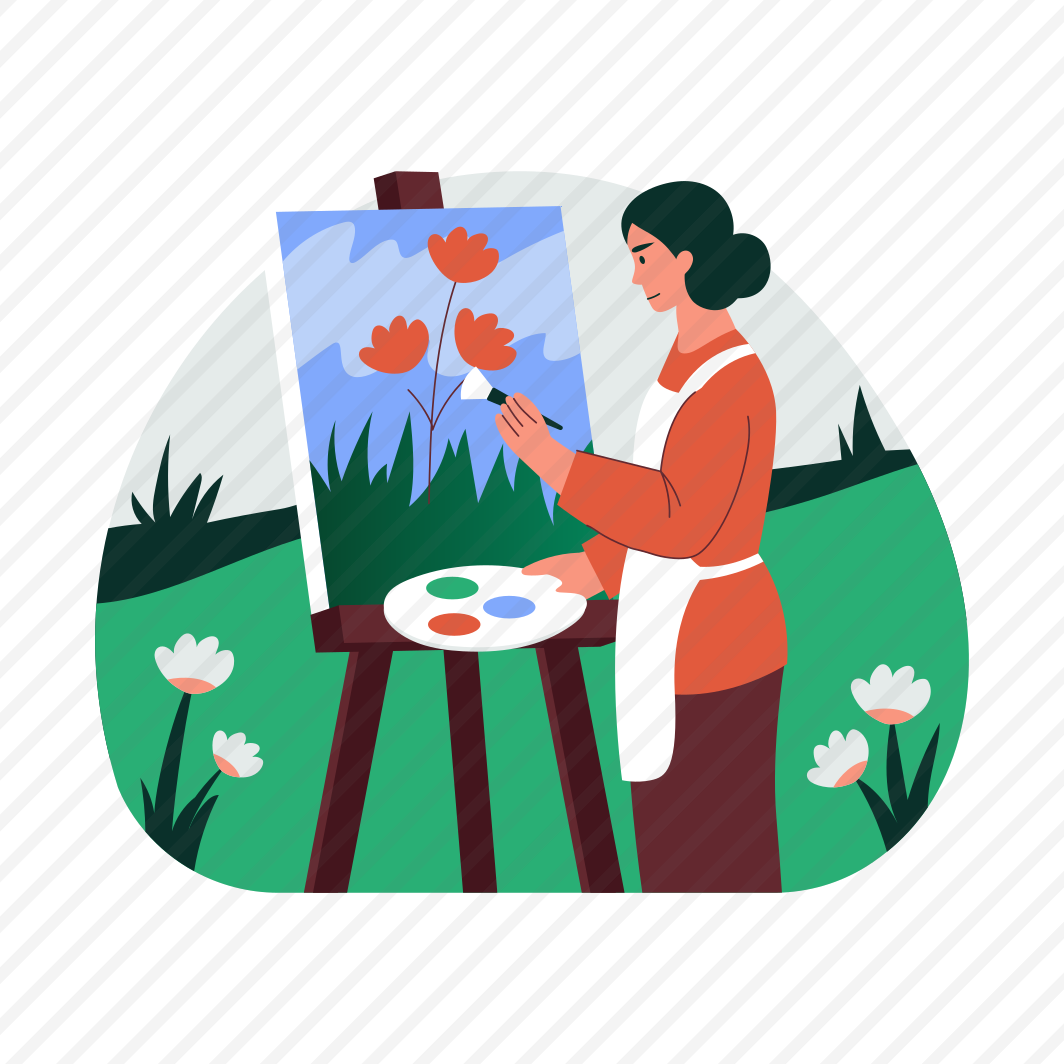 Painter, Canvas Painting, Artist, Hobby, Recreation preview