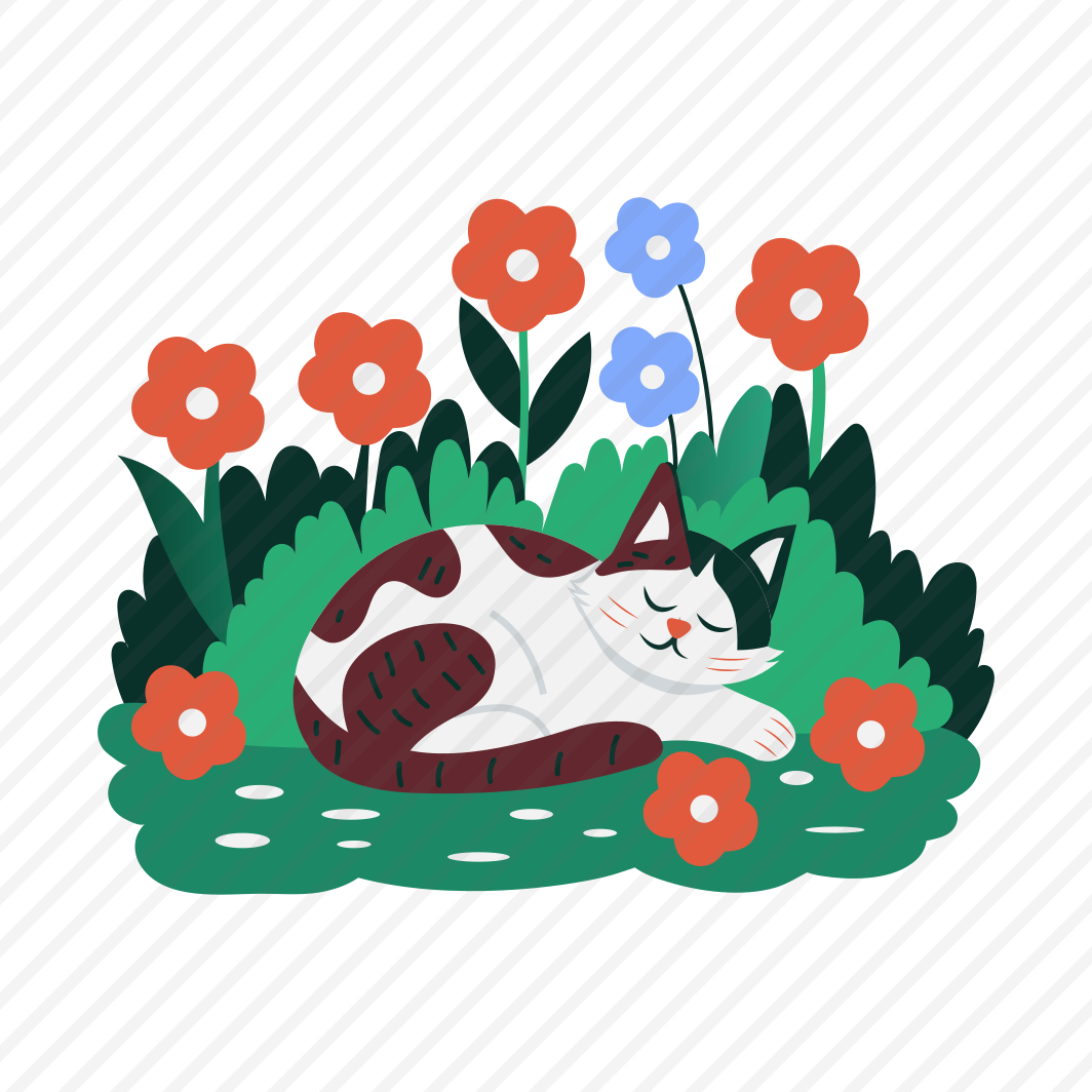 Sleeping Cat, Pet, Feline, Napping, Springtime preview