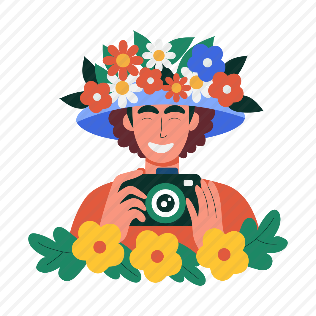 Spring Hat, Photographer, Capturing, Happy, Springtime preview