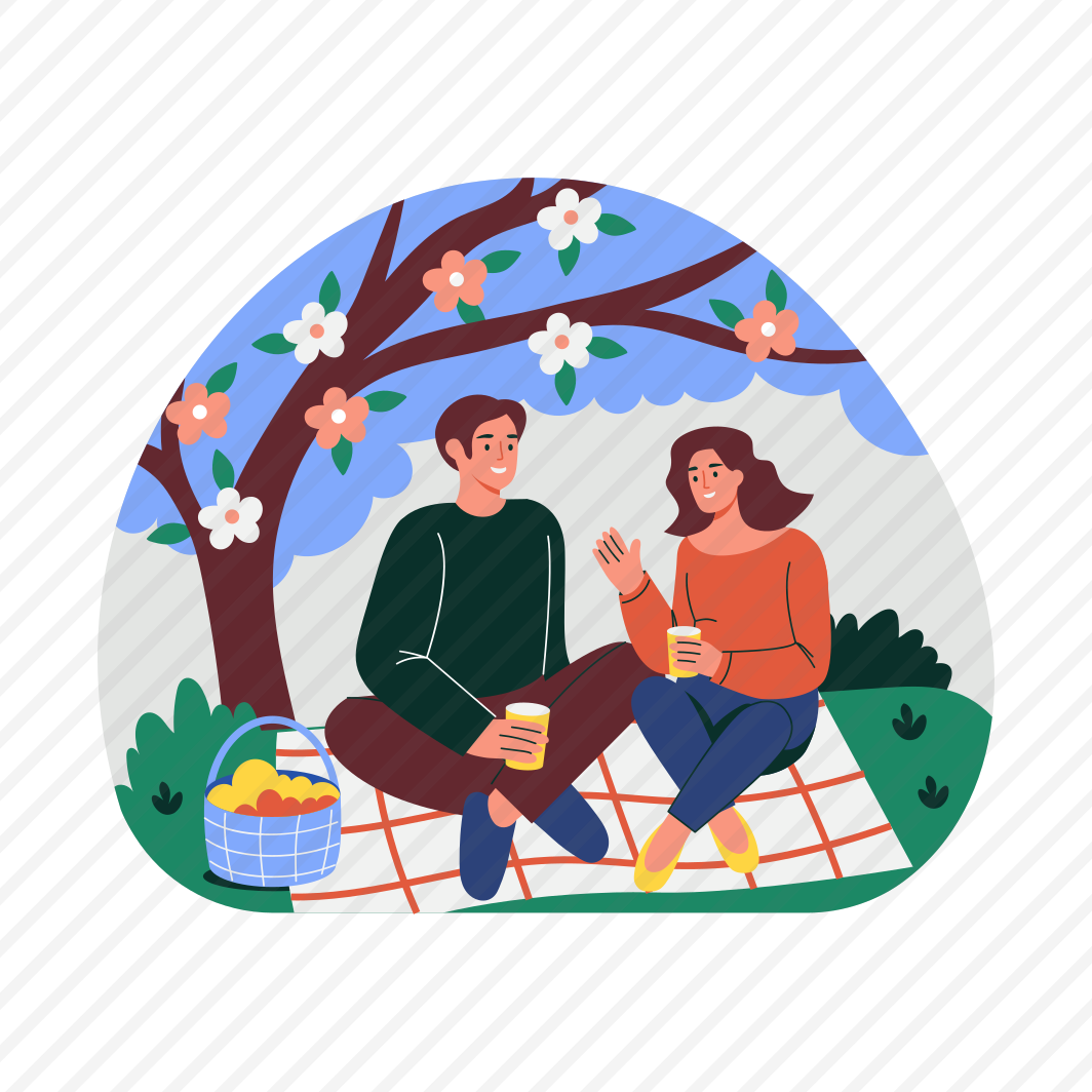 Spring Picnic, Dating, Couple, Romance, Springtime preview