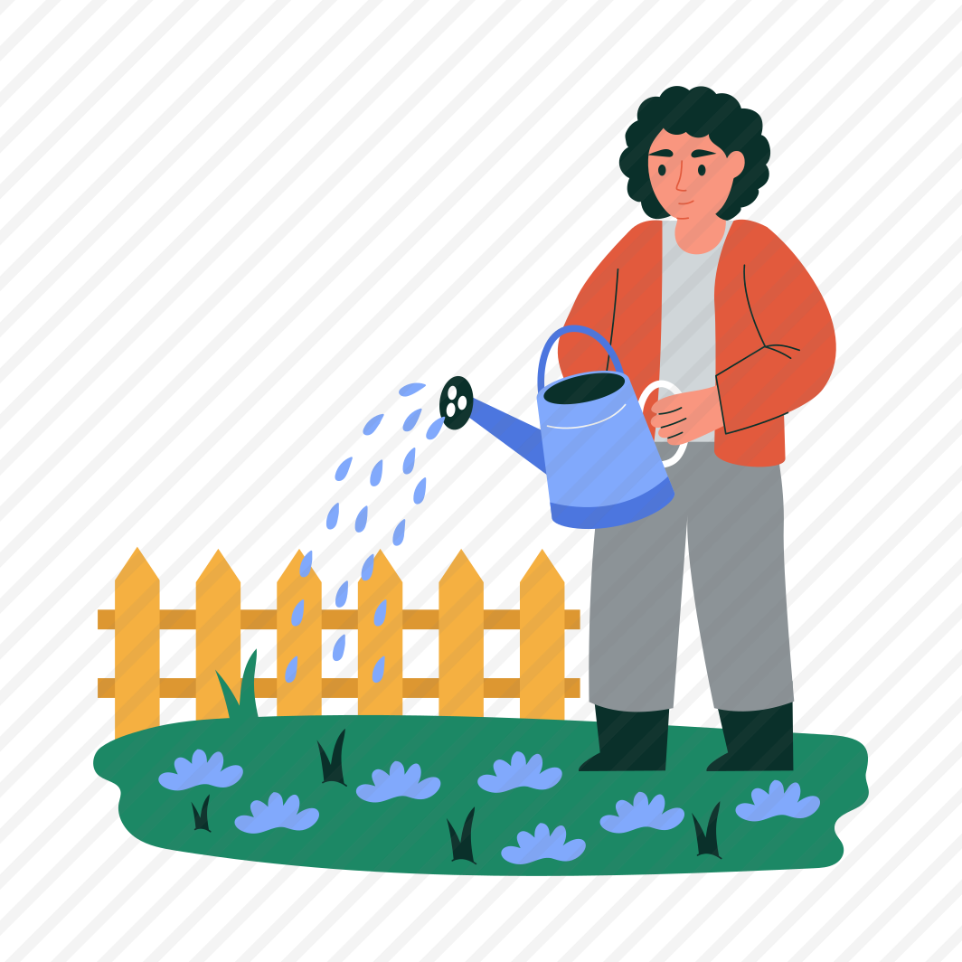 Watering Plants, Gardening, Hobby, Activity, Springtime preview