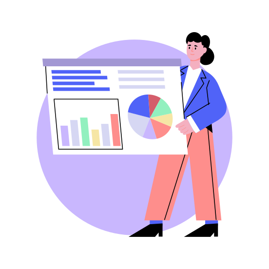 Business Dashboard, Chart, Graph, Statistics, Analysis illustration