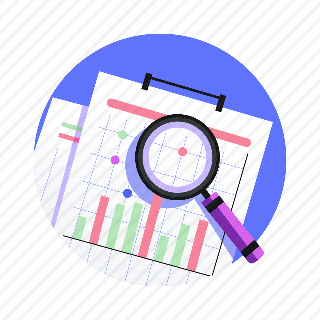 Business Insight, Searching, Magnifying, Chart, Graph preview