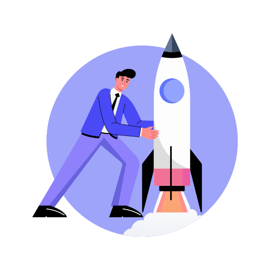 Business Startup, Launch, Business, Entrepreneur, Growth, illustration