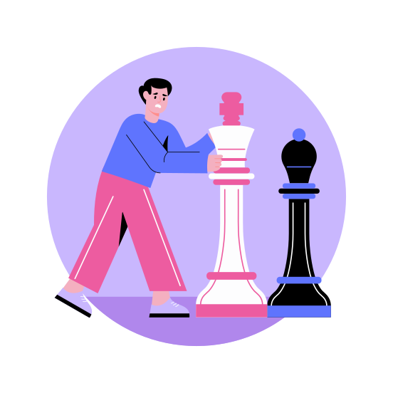 Business Strategy, Decision, Planning, Innovation, Management illustration