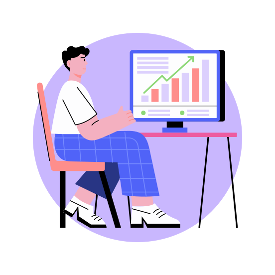 Business Success, Achievement, Growth, Boosting, Profit illustration