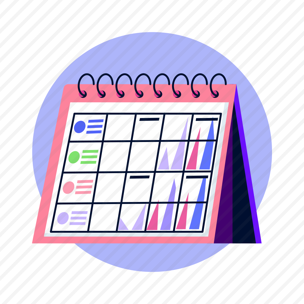 Calendar, Schedule, Planning, Management, Task preview