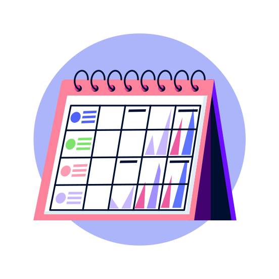 Calendar, Schedule, Planning, Management, Task illustration