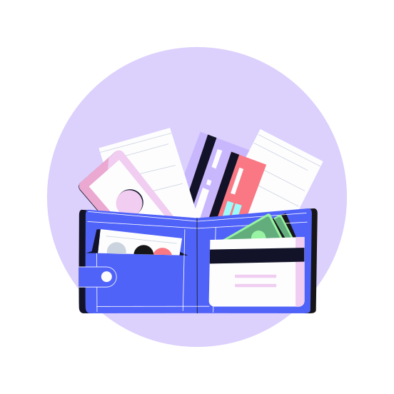 Cardholder, Purse, Wallet, Organizer, Finance illustration