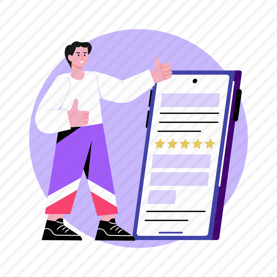 Customer Review, Feedback, Rating, Gesture, Happy Customer preview