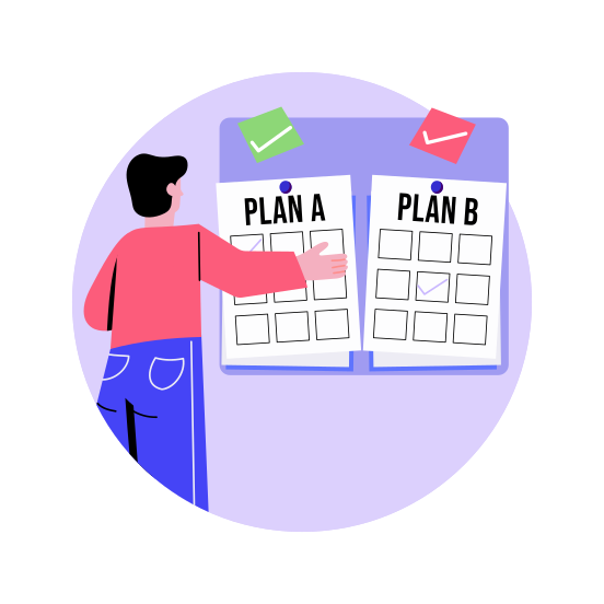 Planning, Task, Decision, Strategy, Scheduling illustration