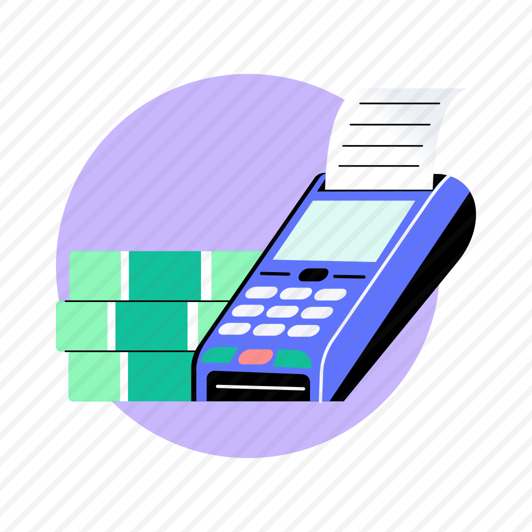 Pos Machine, Terminal, Bill, Receipt, Payment preview